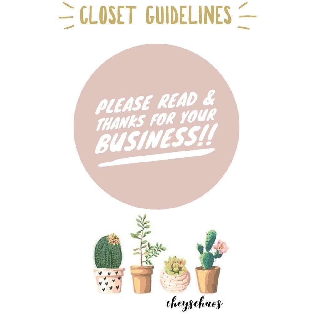 Closet Guidelines